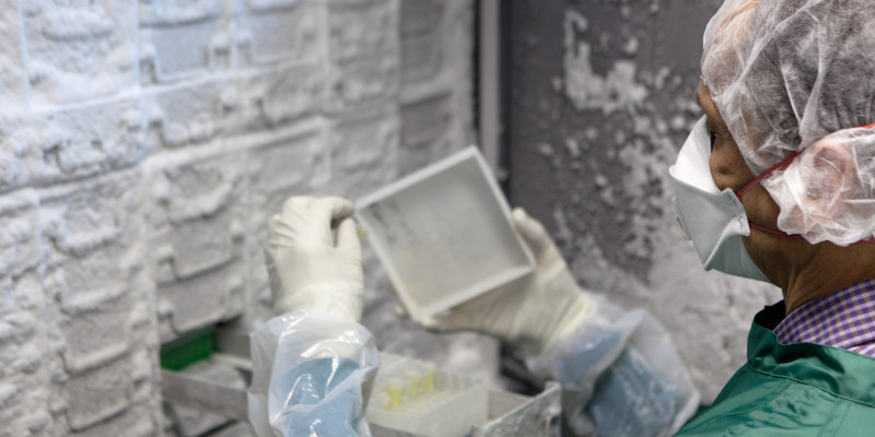 夏洛特，北卡罗来纳州的干冰温度监测